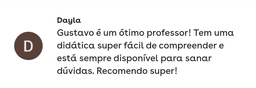 Depoimento de Dayla