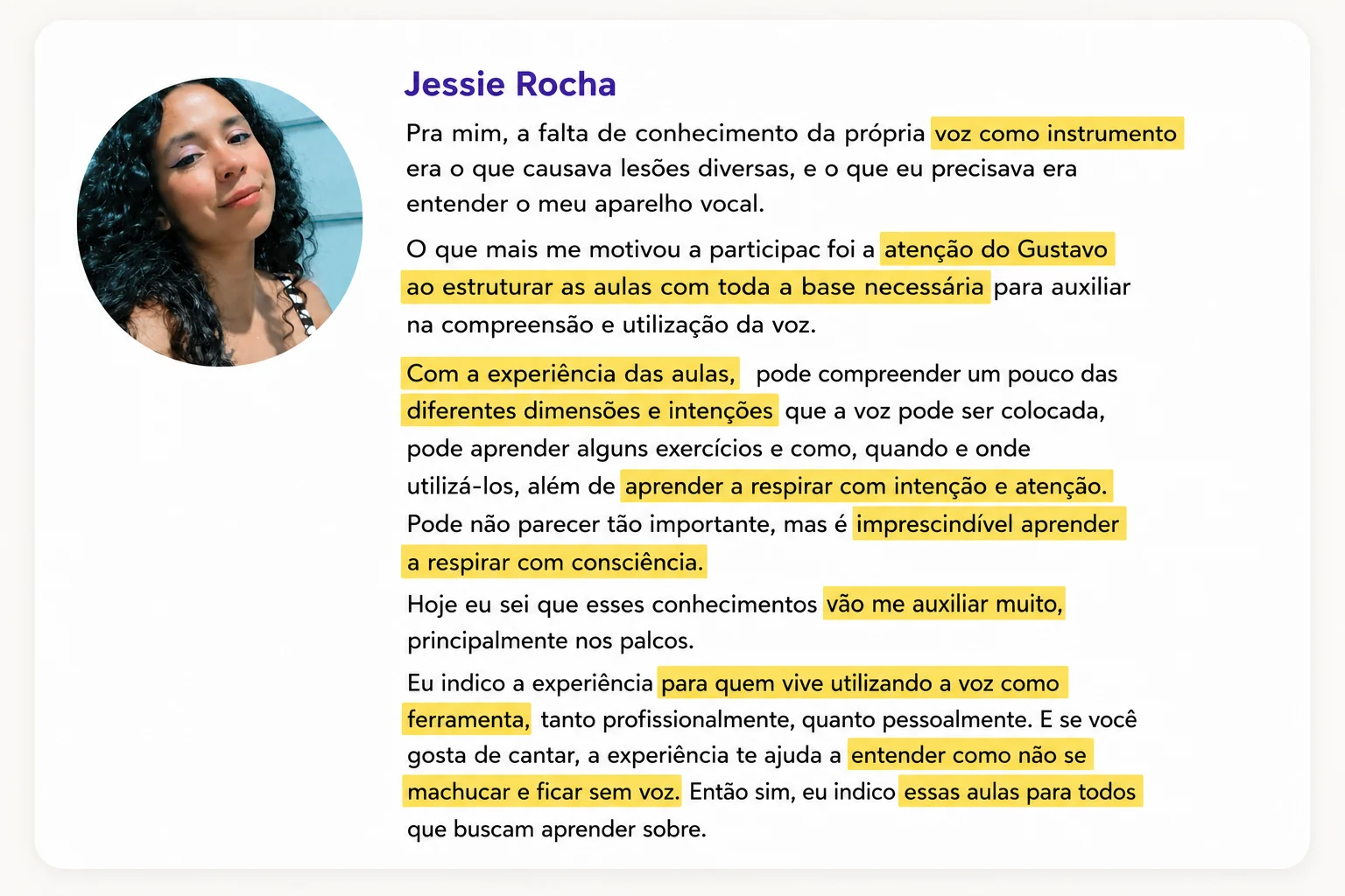 Depoimento de Adriano